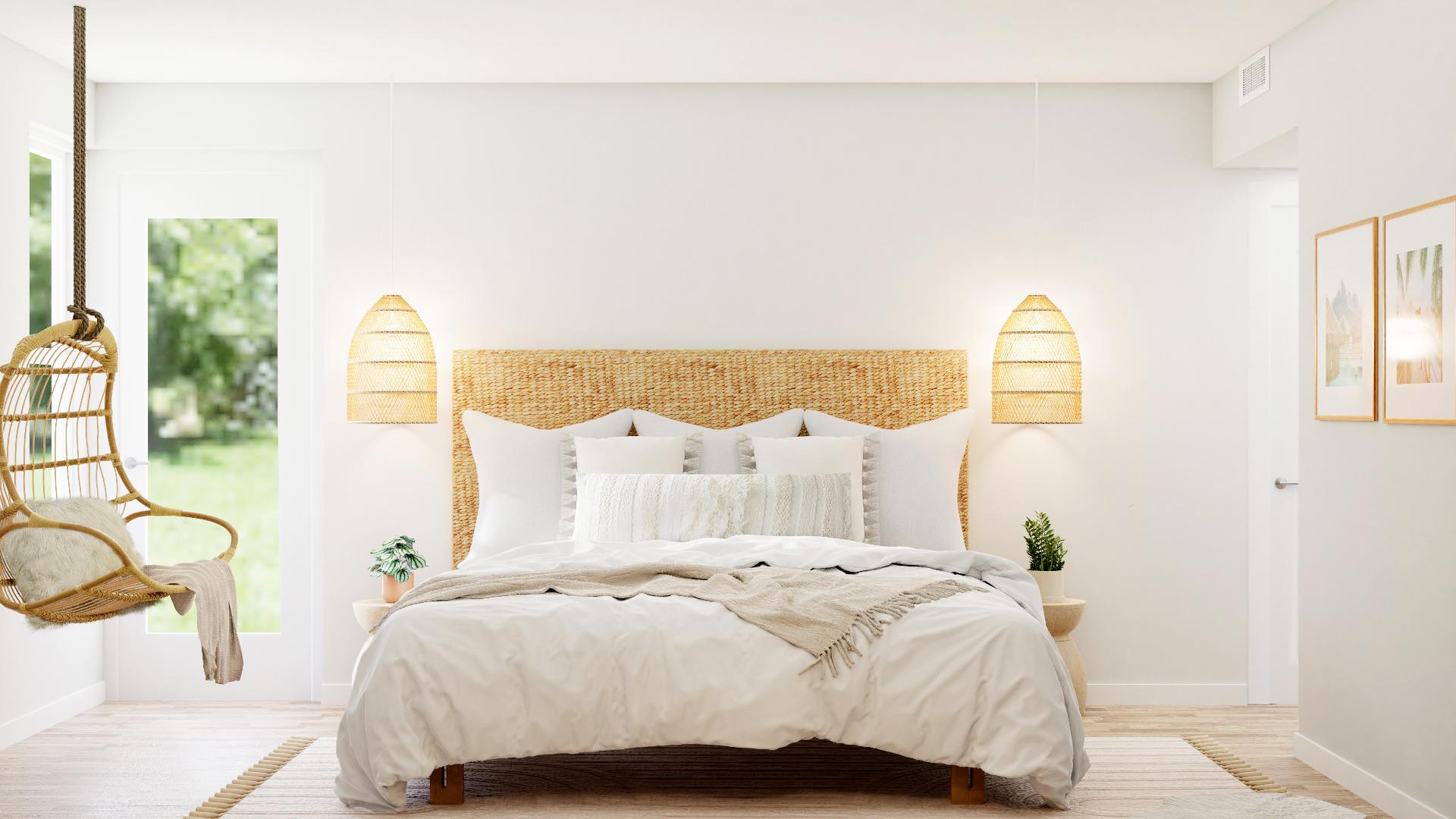 Bohemian Bedroom Boasts Of Natural Textures