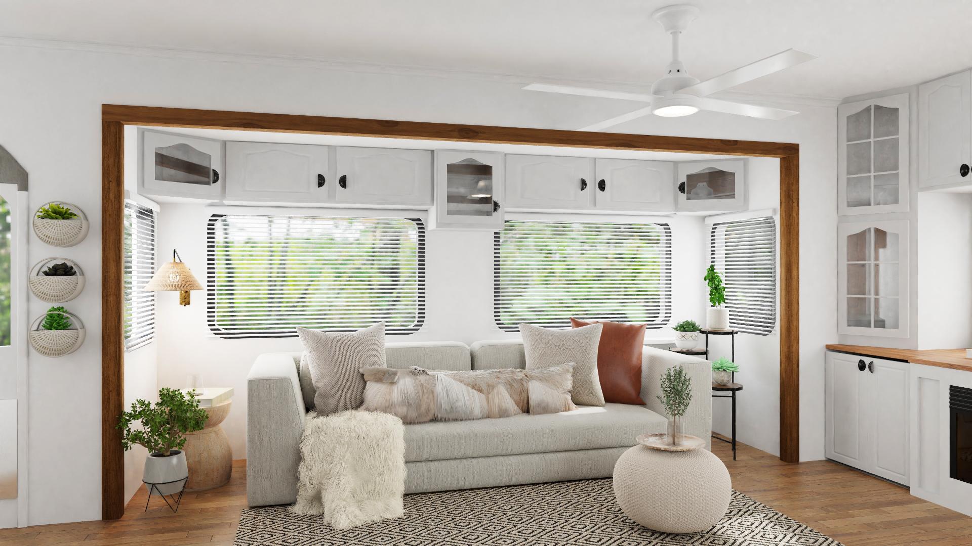 For The Love Of Fur: An RV With Bohemian Accents 