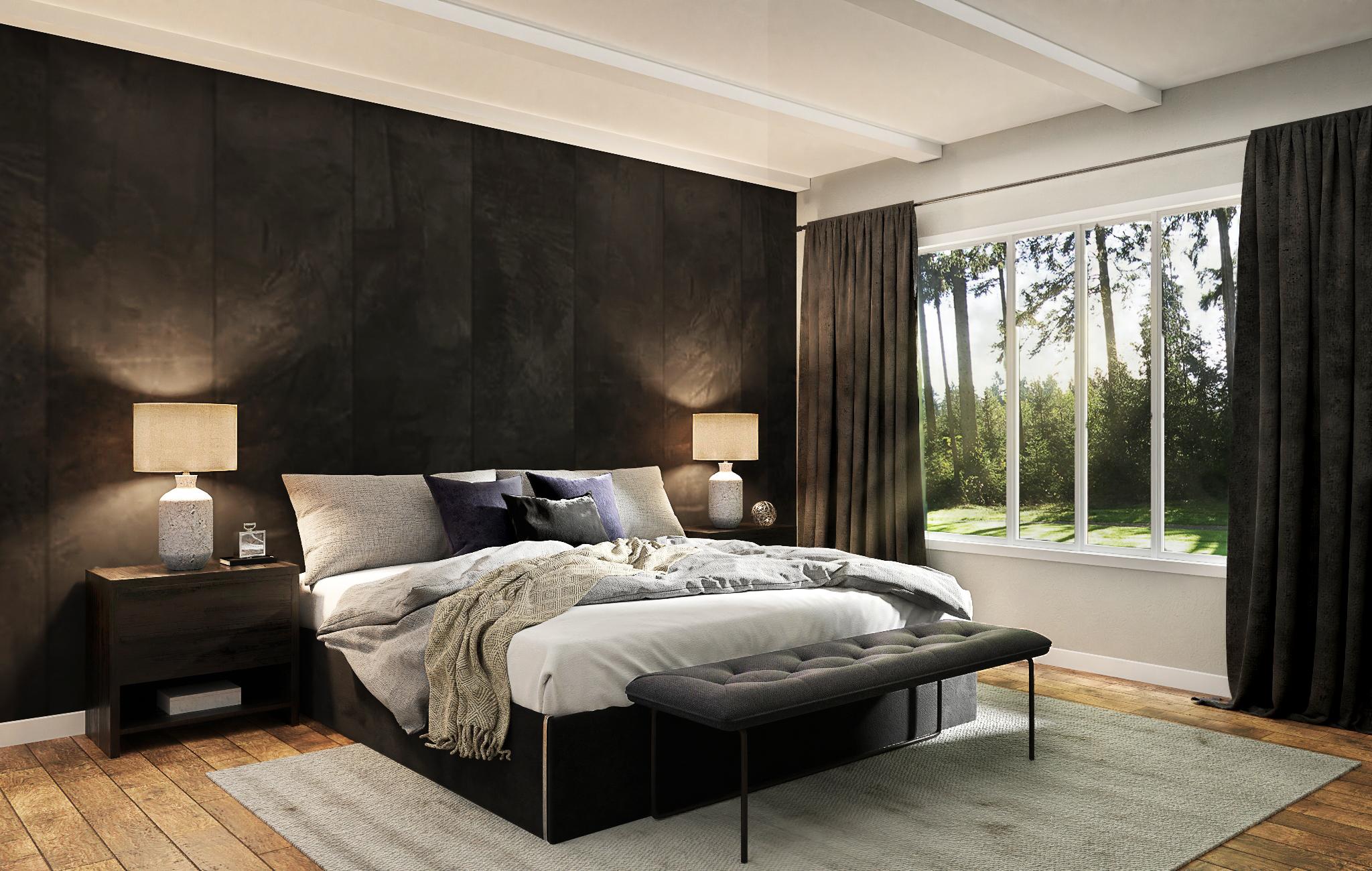 A Romantic Modern Minimalistic Bedroom