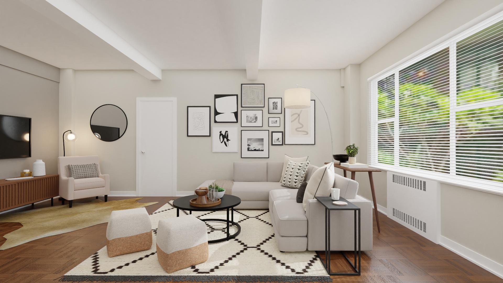 A Cozy & Classy Modern Living Room