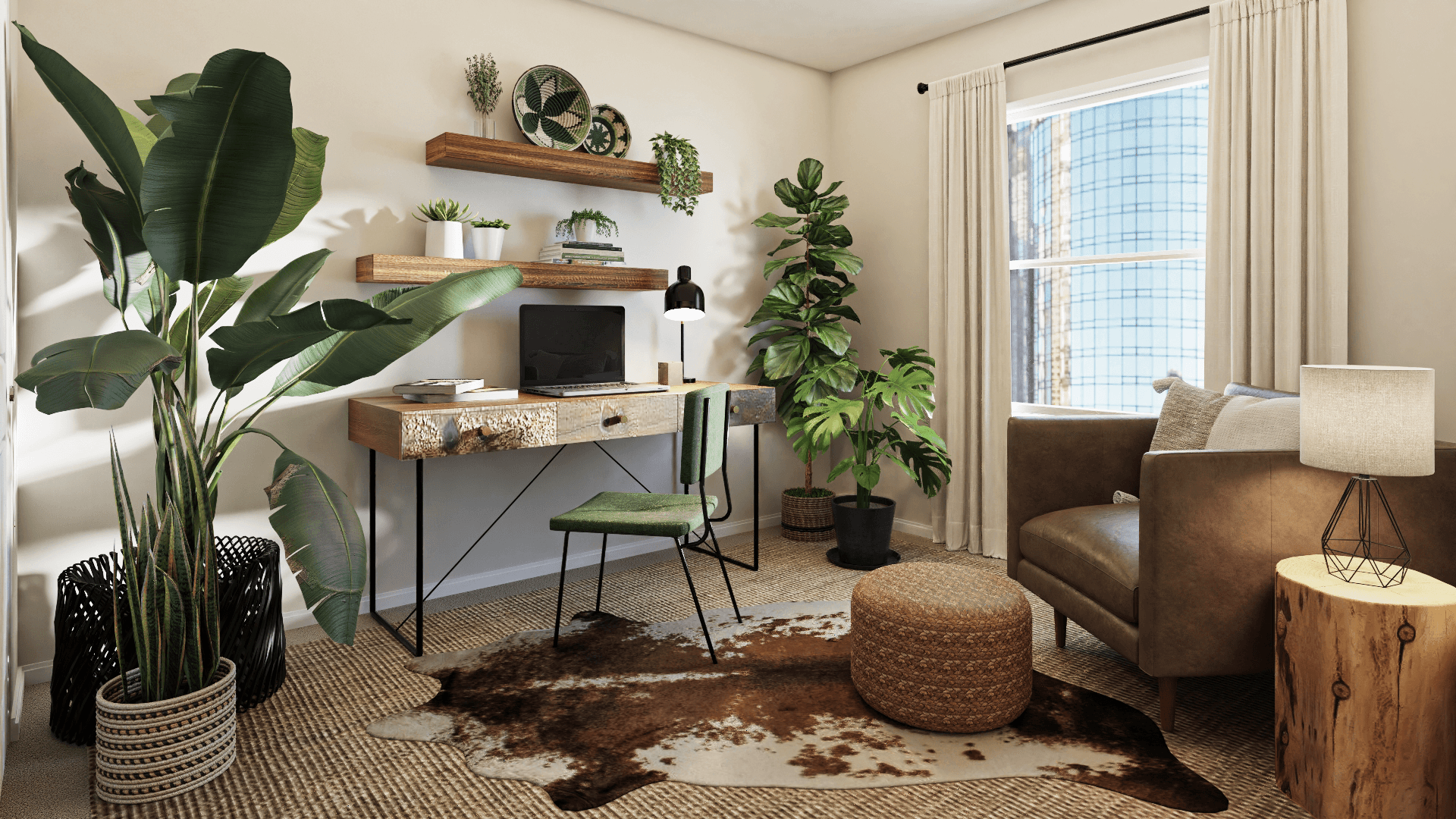 Living room design for Chelsey Soup by Spacejoy's online interior designer 
